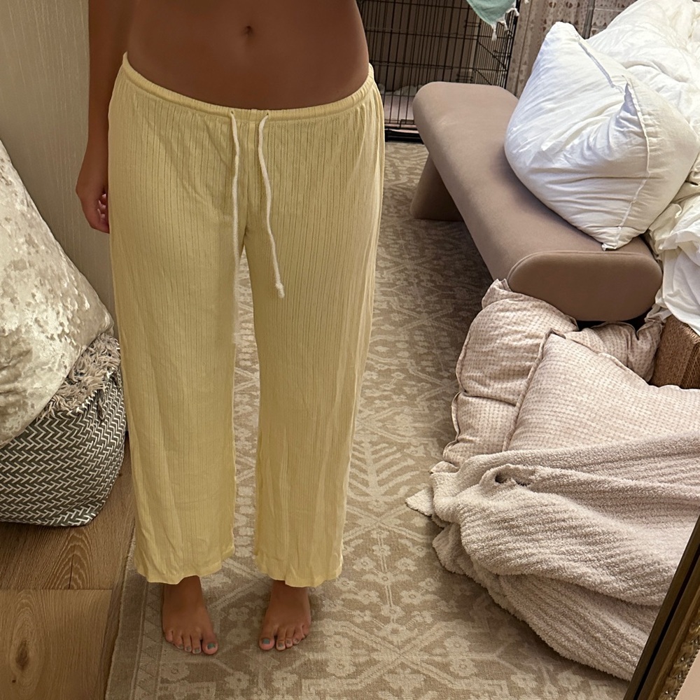 Eyelet lounge pants